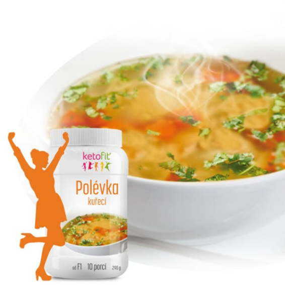 Kuřecí proteinová polévka 290 g, 10 porcí