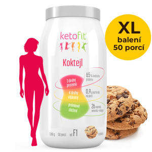 COOKIES proteinový koktejl Ketofit pro aktivní život