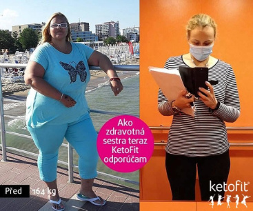 Zdravotní sestra zhubla s KetoFit ze 164 kg