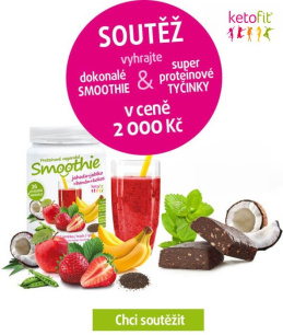 SOUTĚŽ o proteinové Smoothie a proteinové tyčinky