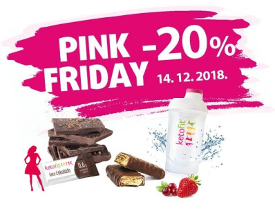 -20% PINK FRIDAY už tento pátek 14. 12. 2018