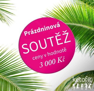 Prázdninová soutěž o KetoFit v hodnotě 3 000 Kč.