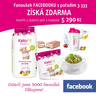 KetoFit ketodieta v hodnotě 5 290 Kč ZDARMA