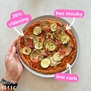 Recept: Proteinová low carb pizza